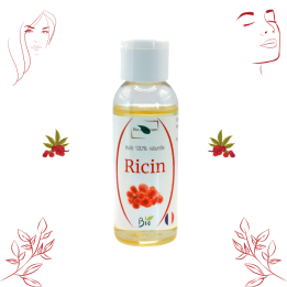 Huile de Ricin Naturelle BIO - Hydratant, Nourrissant, pour la peau, les cheveux, les cils, la barbe| Bio & Nature